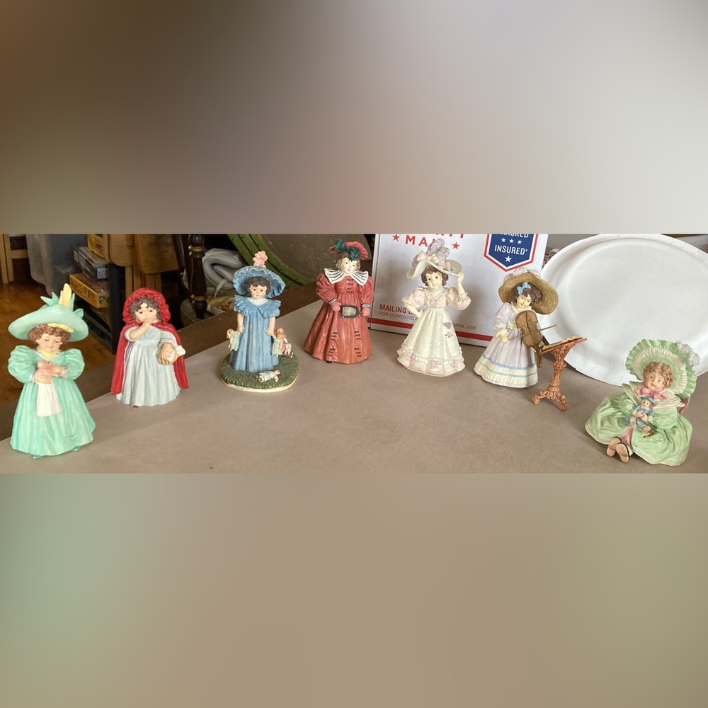 Estate auction Maud Humphrey Bogart 7+-Figurines Victorian